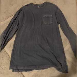 Men's Blue Long Sleeve Shirt